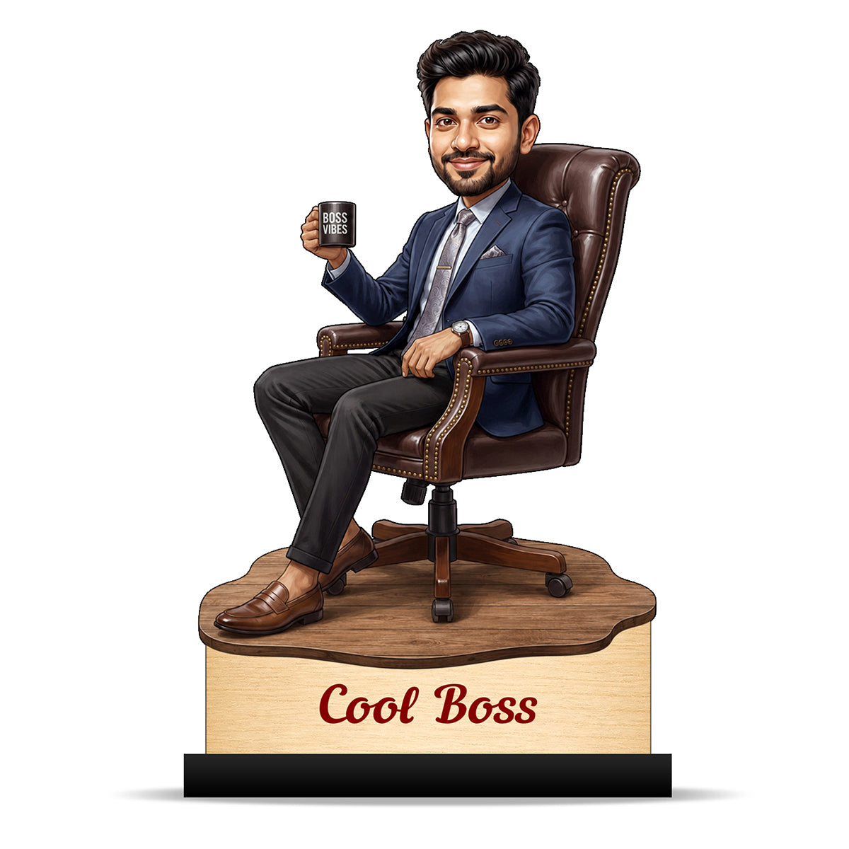 Personalized Cool Boss Caricature C827