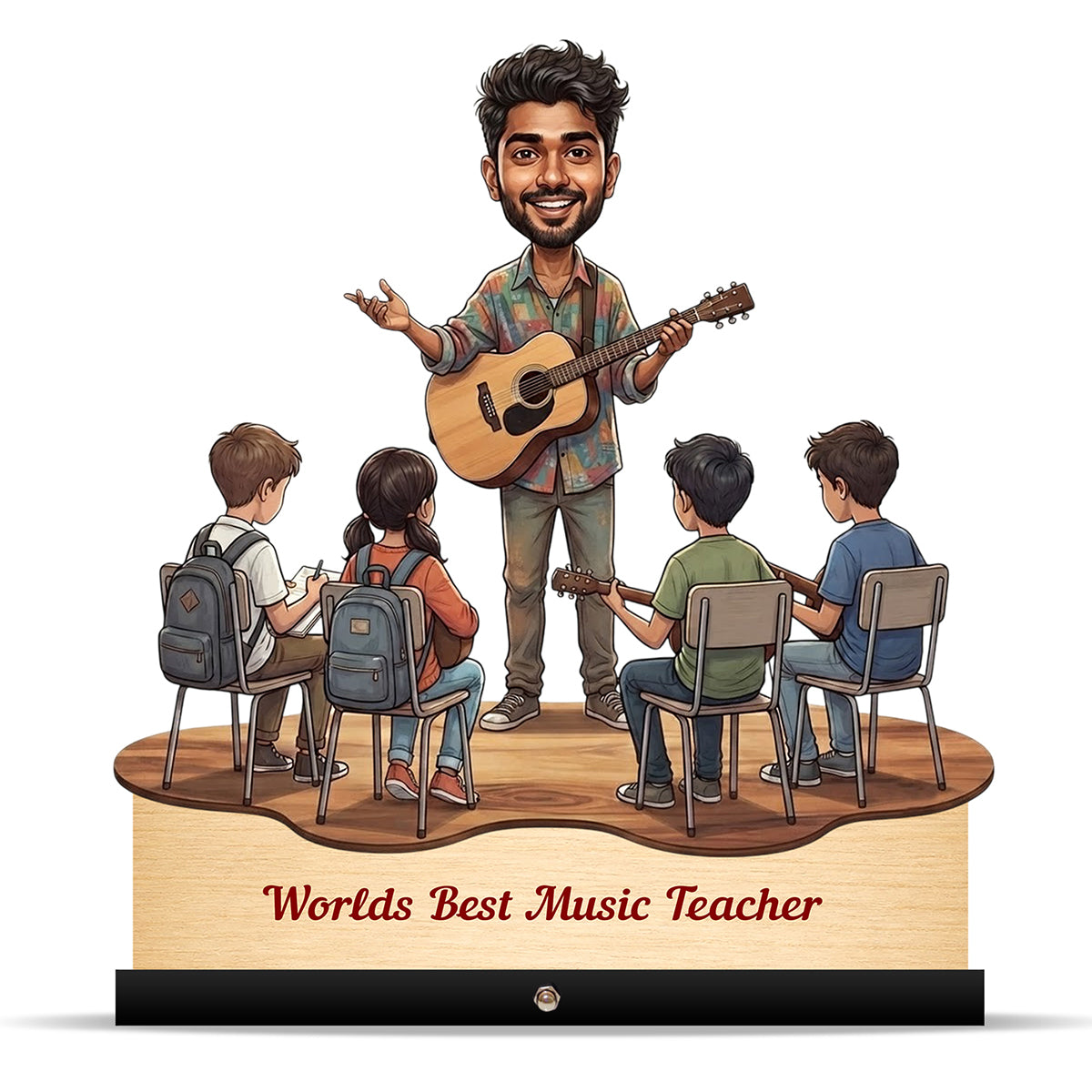 Worlds Best Music Teacher Caricature C505