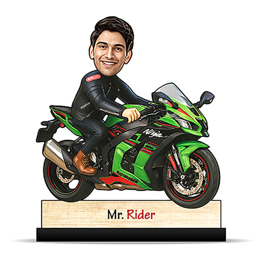 Super Bike Rider Caricature C394