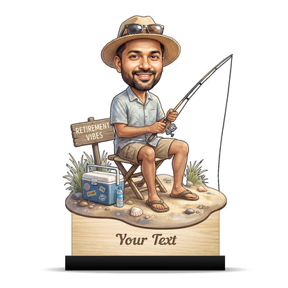 Personalized Male Retirement Caricature C1066