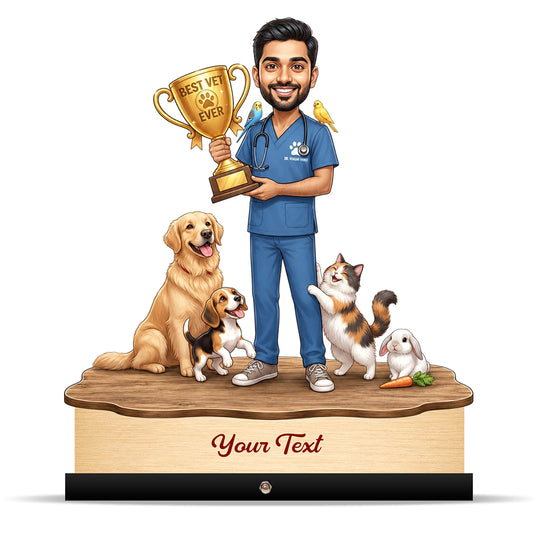 Veterinary Doctor Caricature C704
