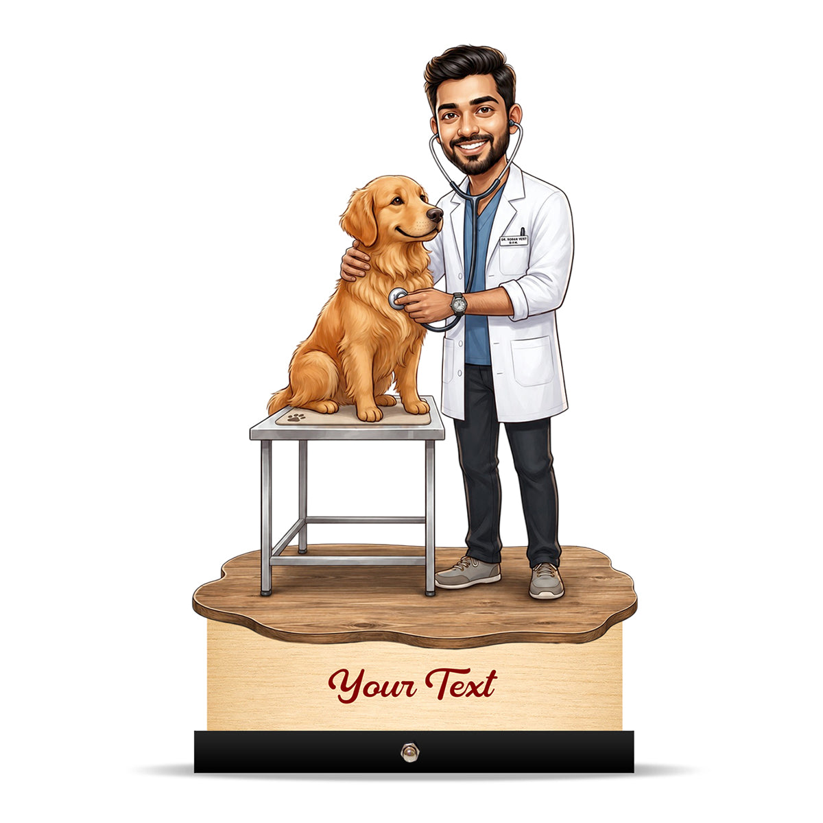 Veterinary Doctor Caricature C696