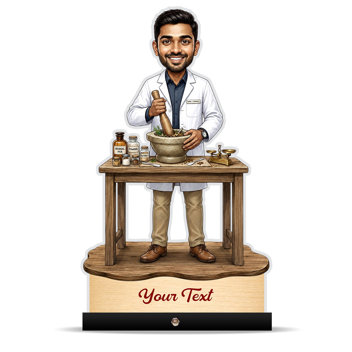Pharmacist Caricature C777