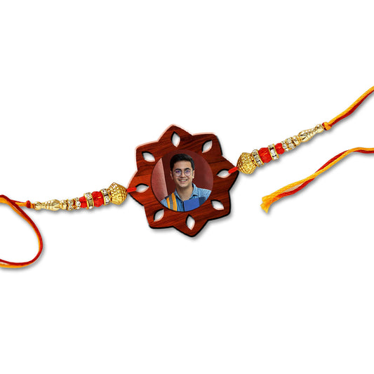 Star Shape Photo Rakhi R008