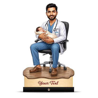 Gynecologist Doctor Caricature C618