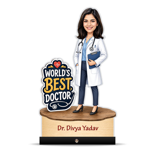 Personalized Female Doctor's Caricature C805