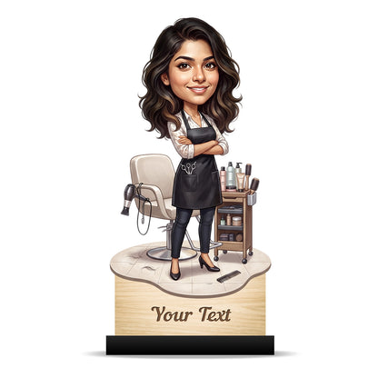 Personalized Gift for Beautician, Makeup Artist & Makeup Lover Caricature C1212