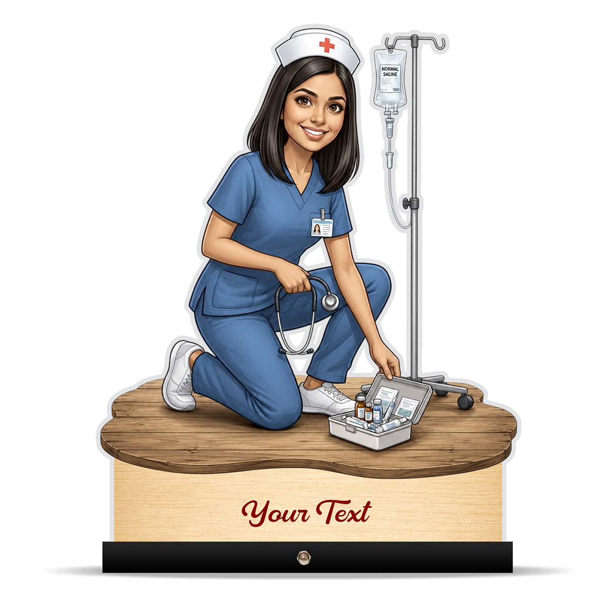 Medical Nurse Caricature C747