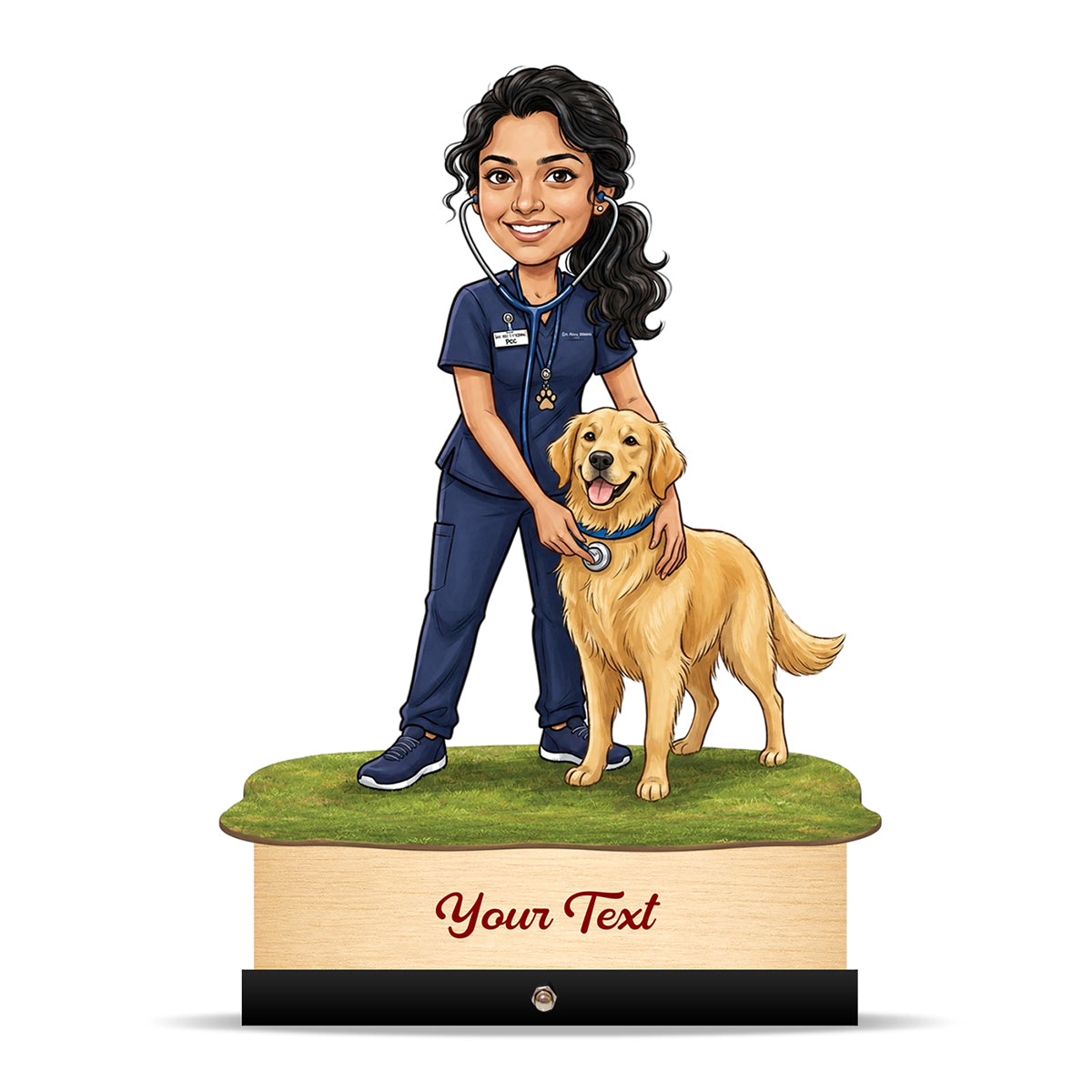Veterinary Doctor Caricature C675