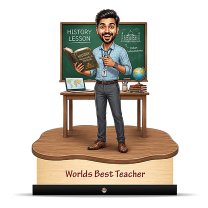 Worlds Best History Teacher Caricature C528