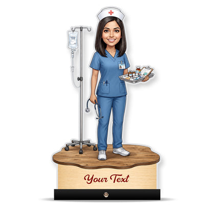 Medical Nurse Caricature C742