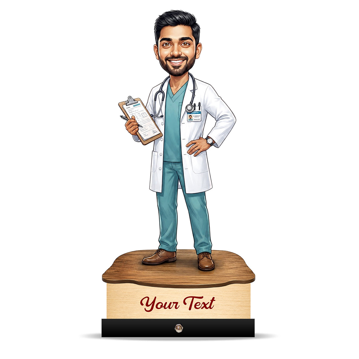 Gynecologist Doctor Caricature C636