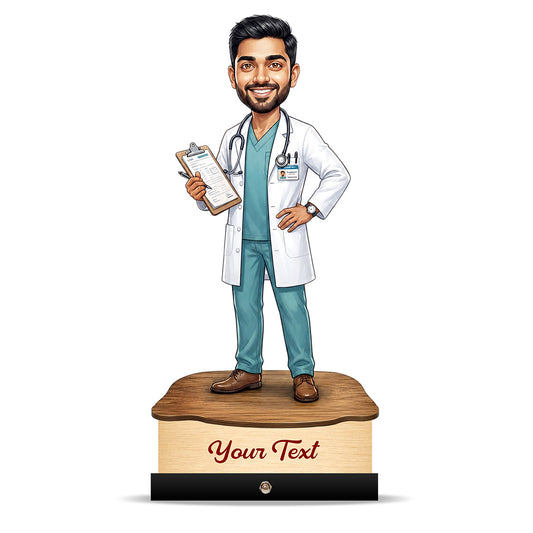 Gynecologist Doctor Caricature C636