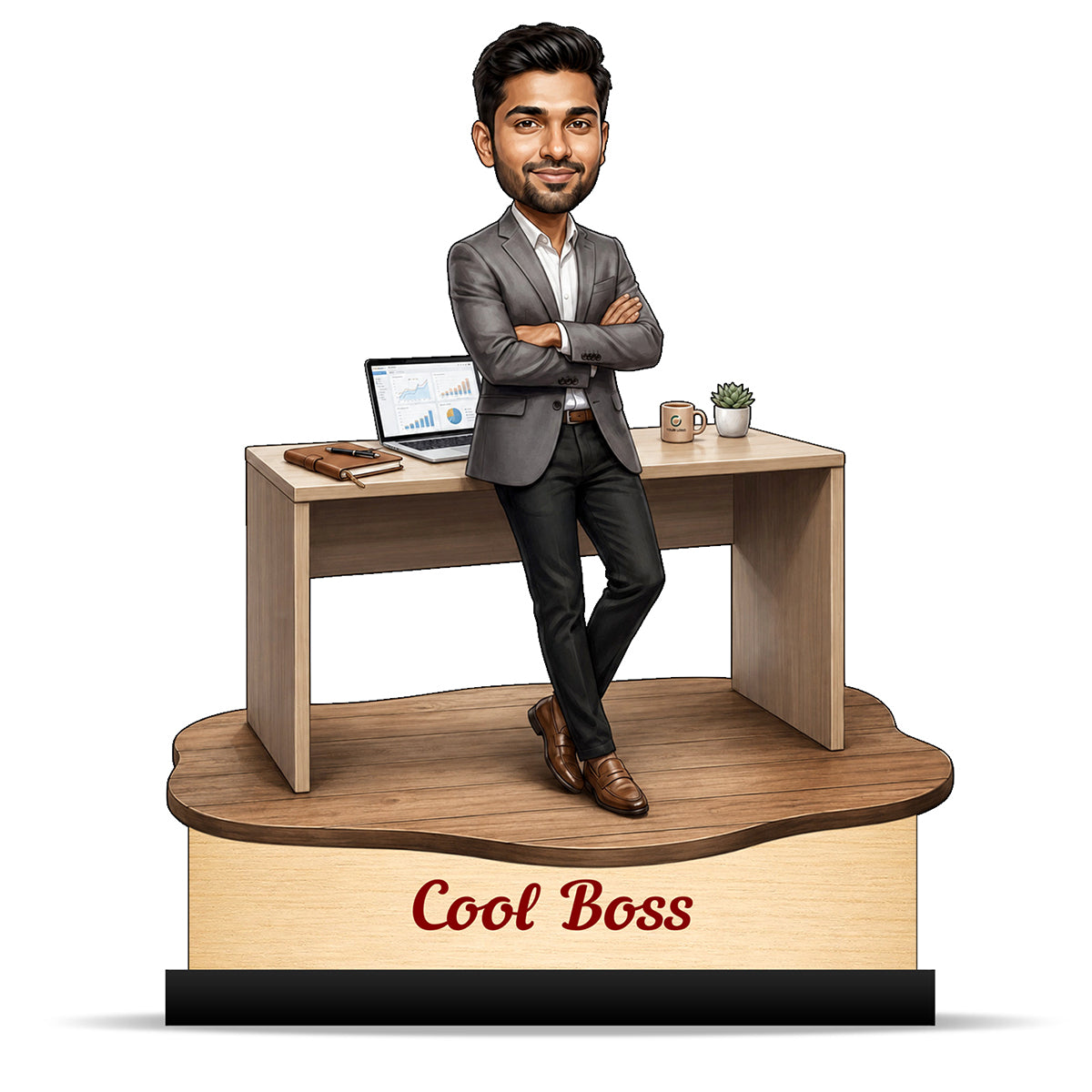 Personalized Cool Boss Caricature C825
