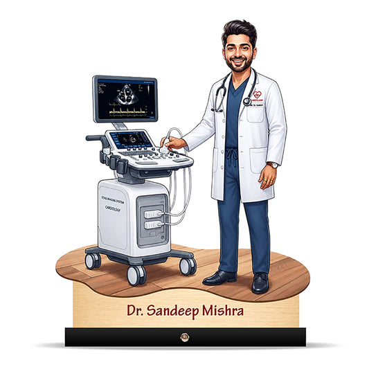 Cardiologist Doctor Caricature C493