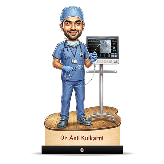 Cardiologist Doctor Caricature C495