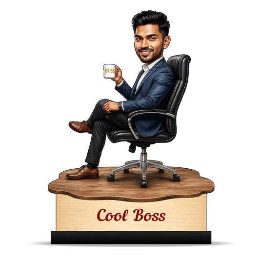 Personalized Cool Boss Caricature C818