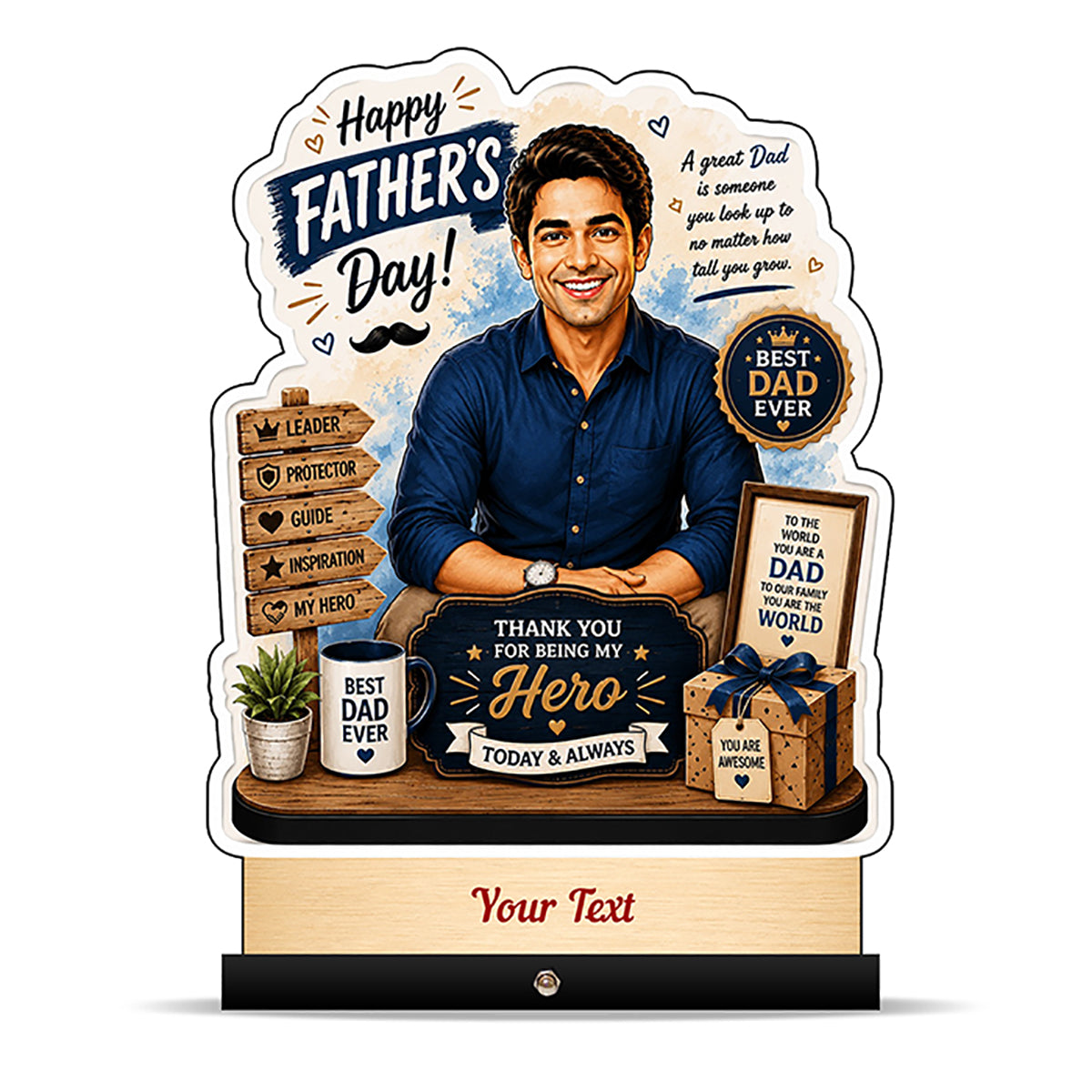 Best Dad Caricature C467