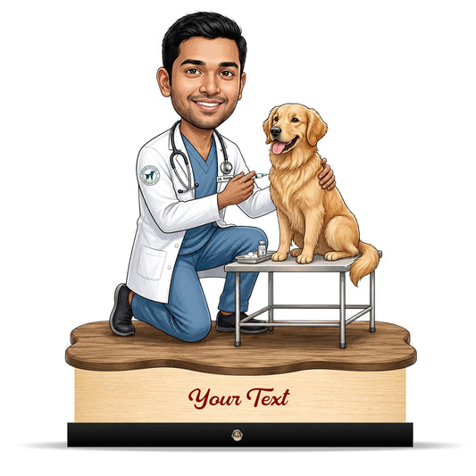 Veterinary Doctor Caricature C708