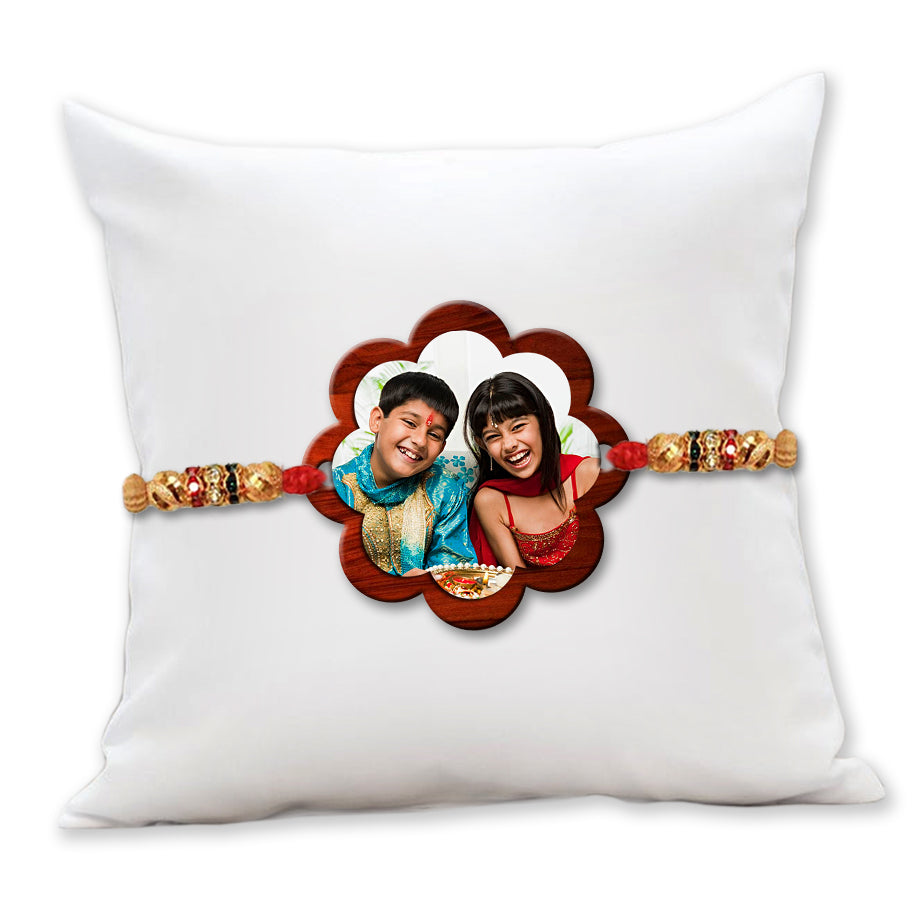 Flower Shape Photo Rakhi R004
