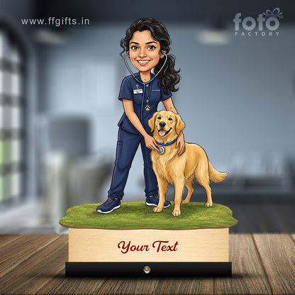 Veterinary Doctor Caricature C675