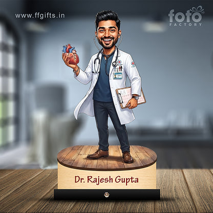 Cardiologist Doctor Caricature C486