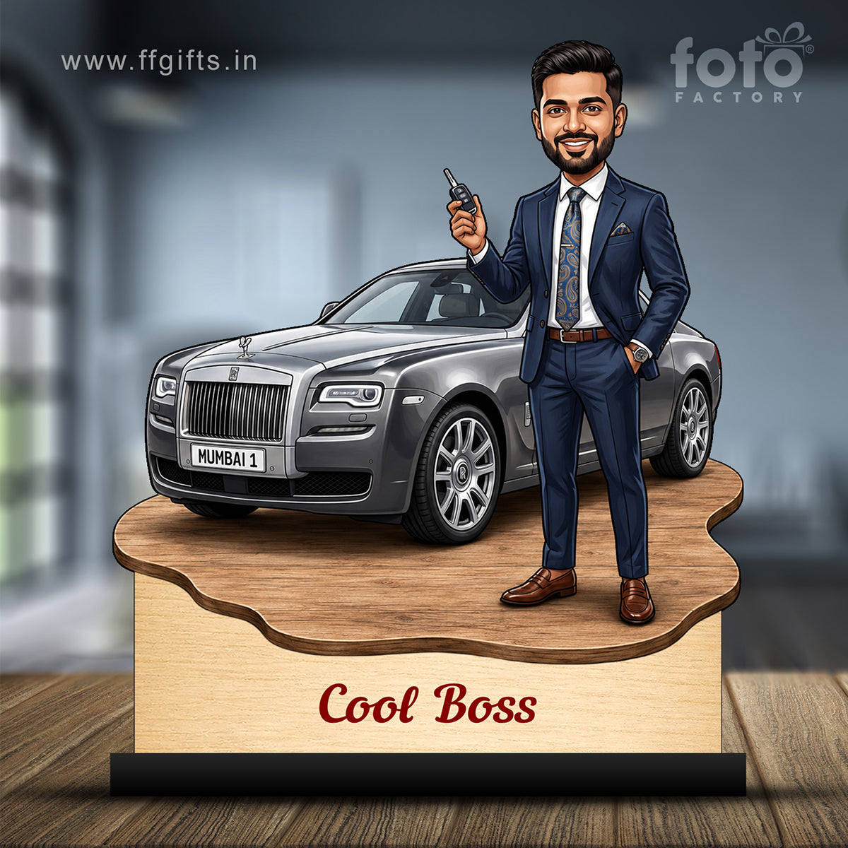Personalized Cool Boss Caricature C839