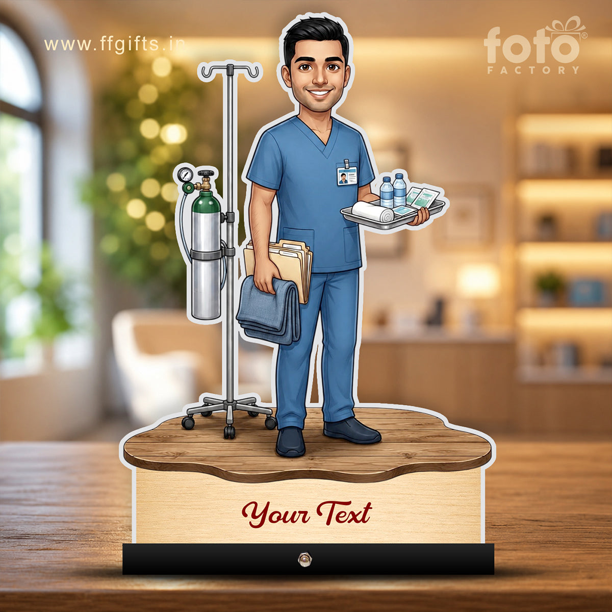 Medical Nurse Caricature C754