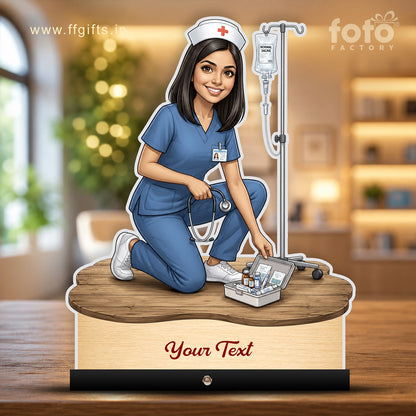 Medical Nurse Caricature C747