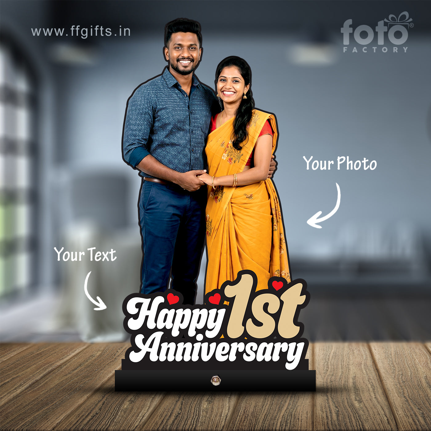 1st Anniversary Photo Cutout P0011