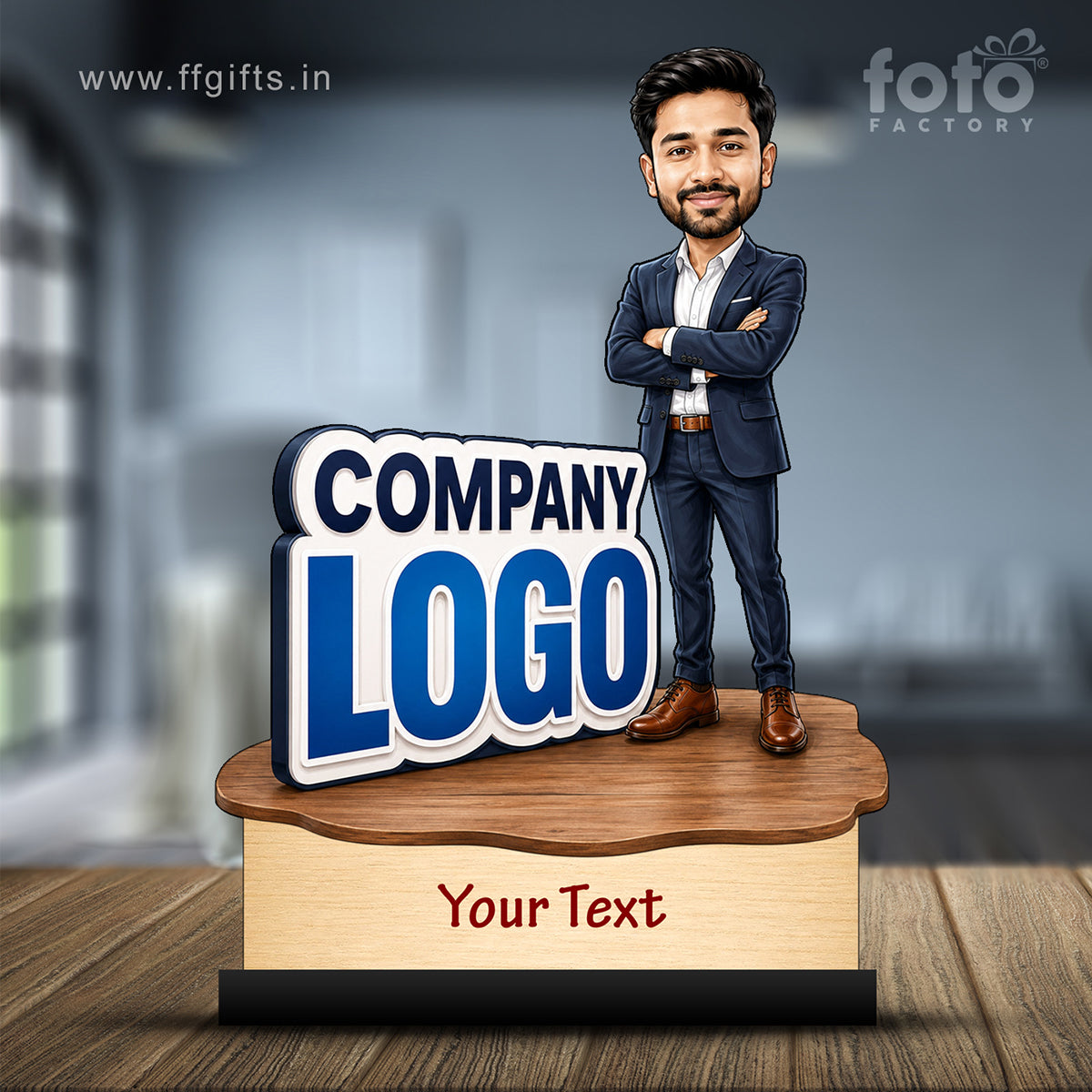 Personalized Cool Boss Caricature C808