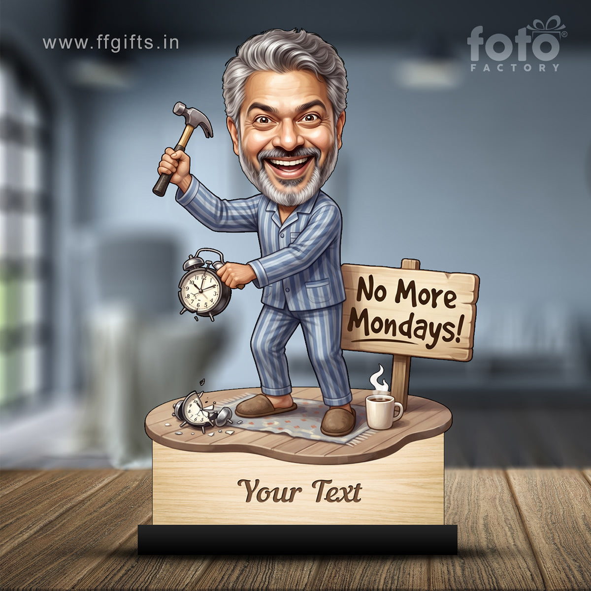 Personalized Male Retirement Caricature C1065