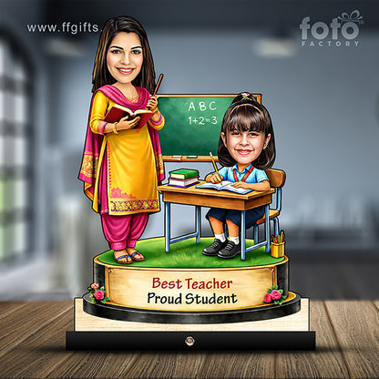 Female Teacher Caricature C462