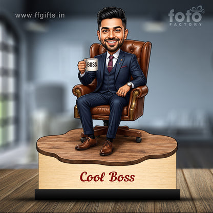 Personalized Cool Boss Caricature C842