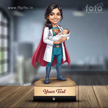 Gynecologist Doctor Caricature C619