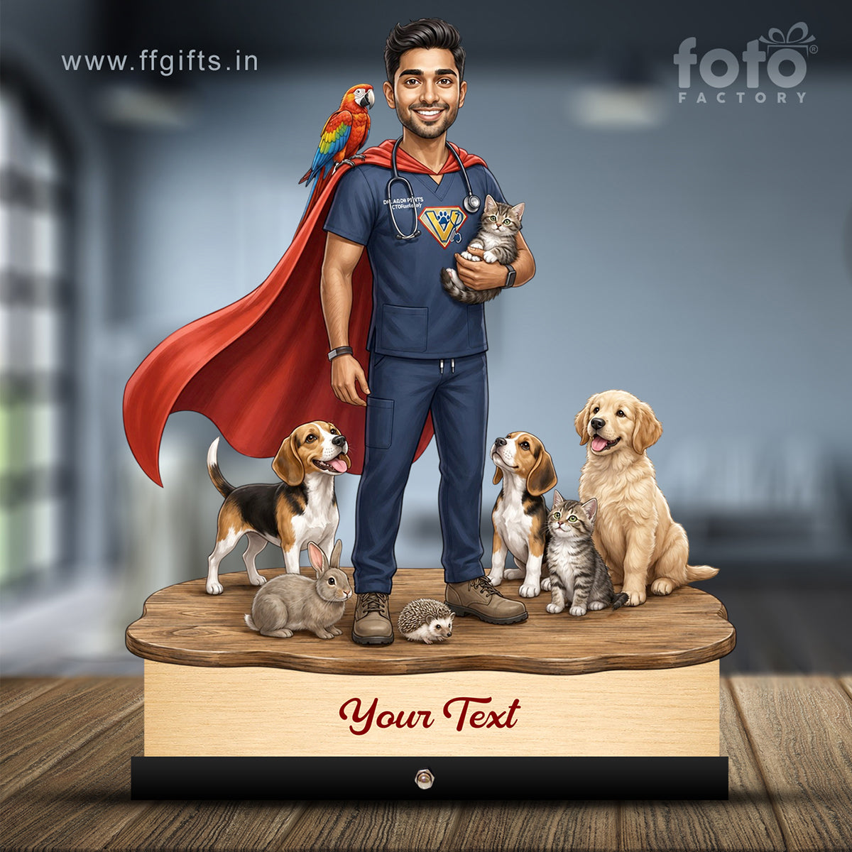 Veterinary Doctor Caricature C726