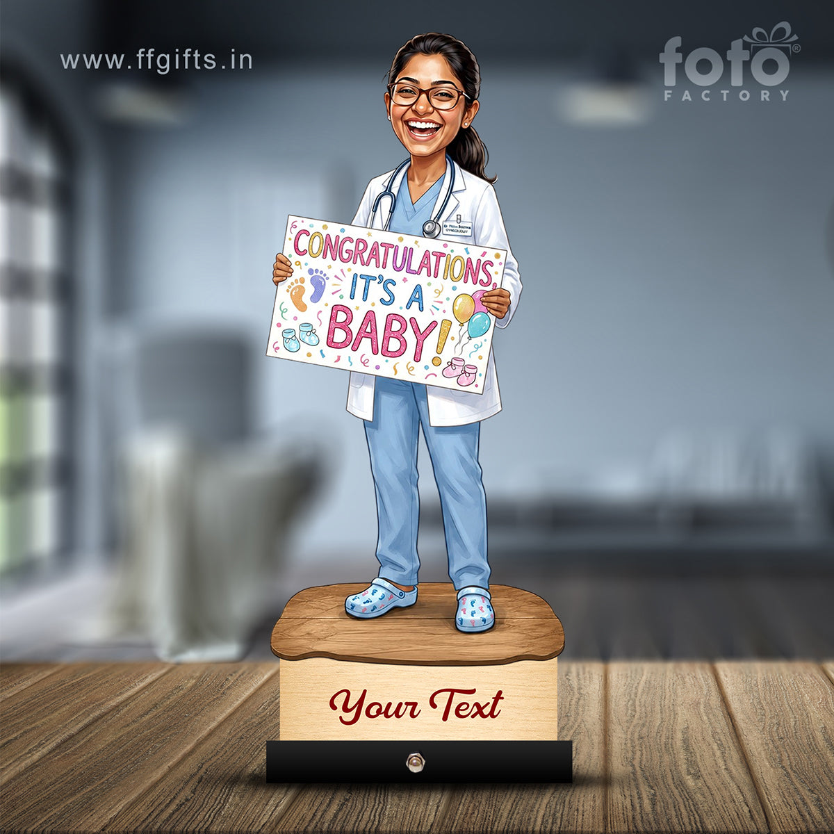 Gynecologist Doctor Caricature C626