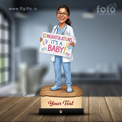 Gynecologist Doctor Caricature C626