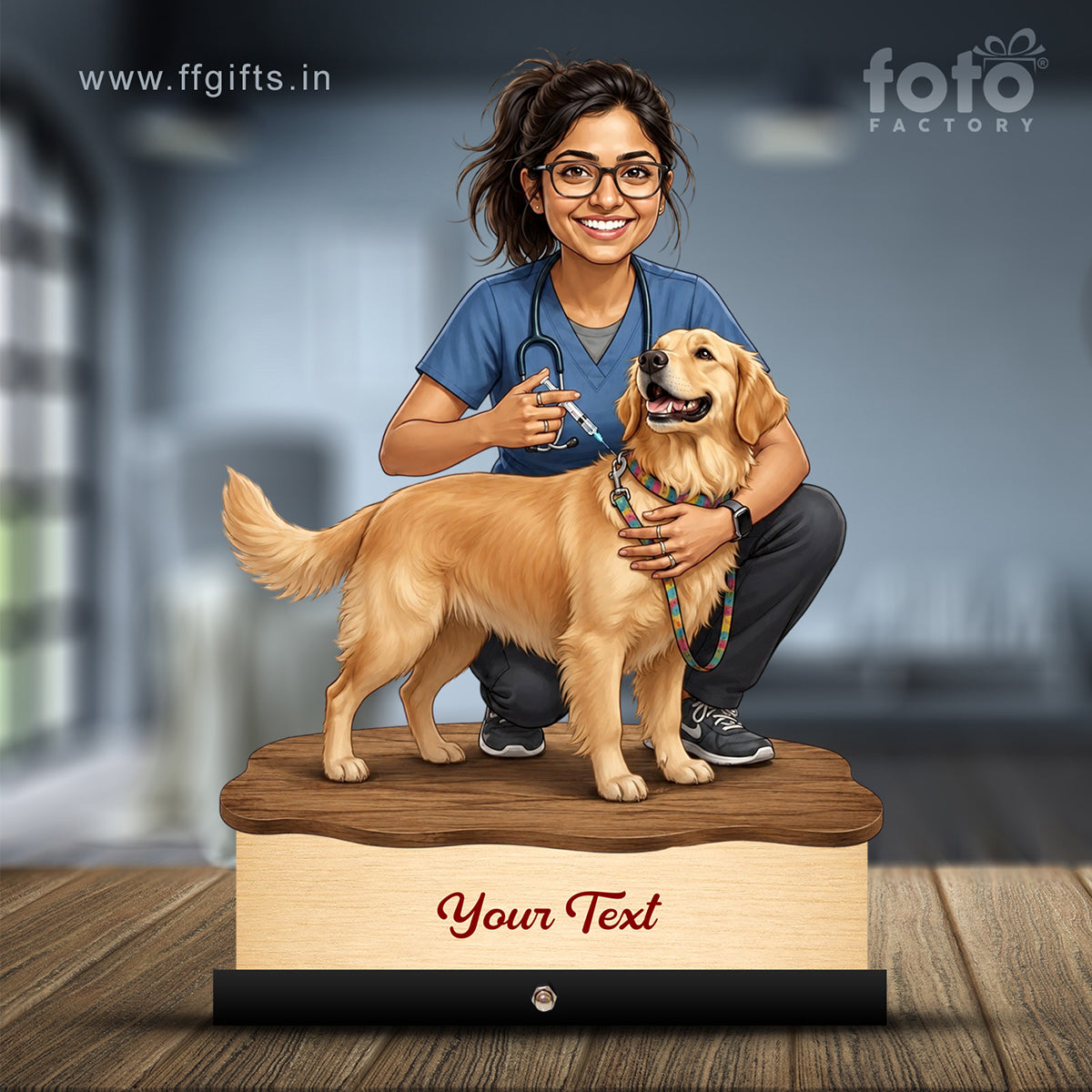 Veterinary Doctor Caricature C691