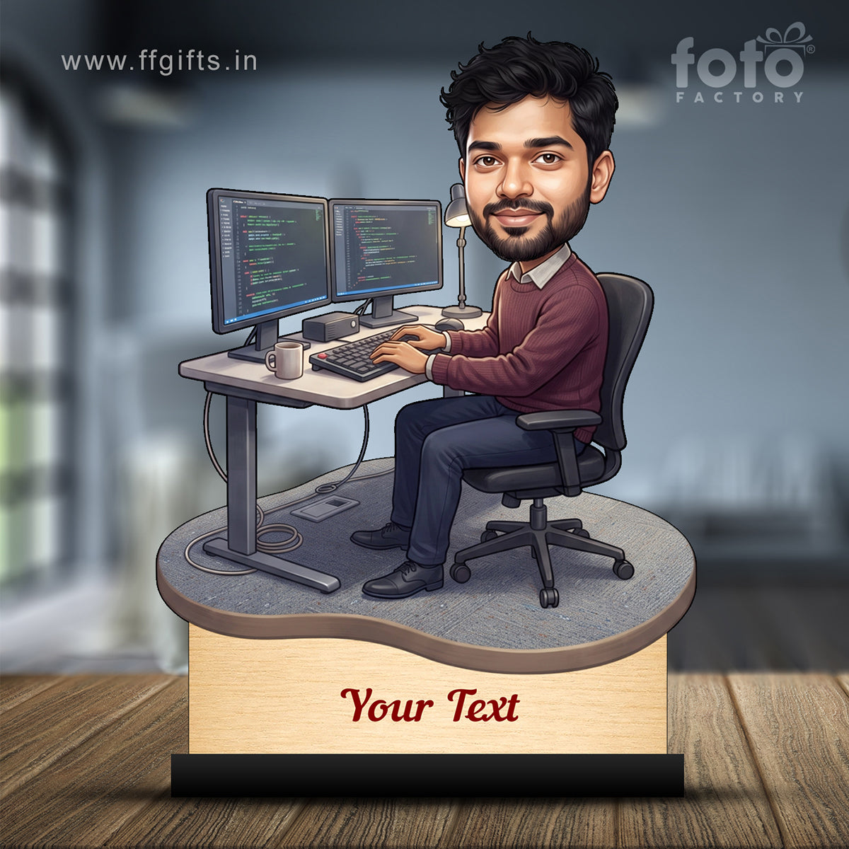 Personalized IT Professional Caricature C991