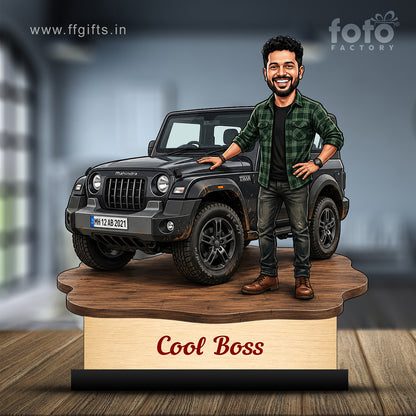 Personalized Cool Boss Caricature C841