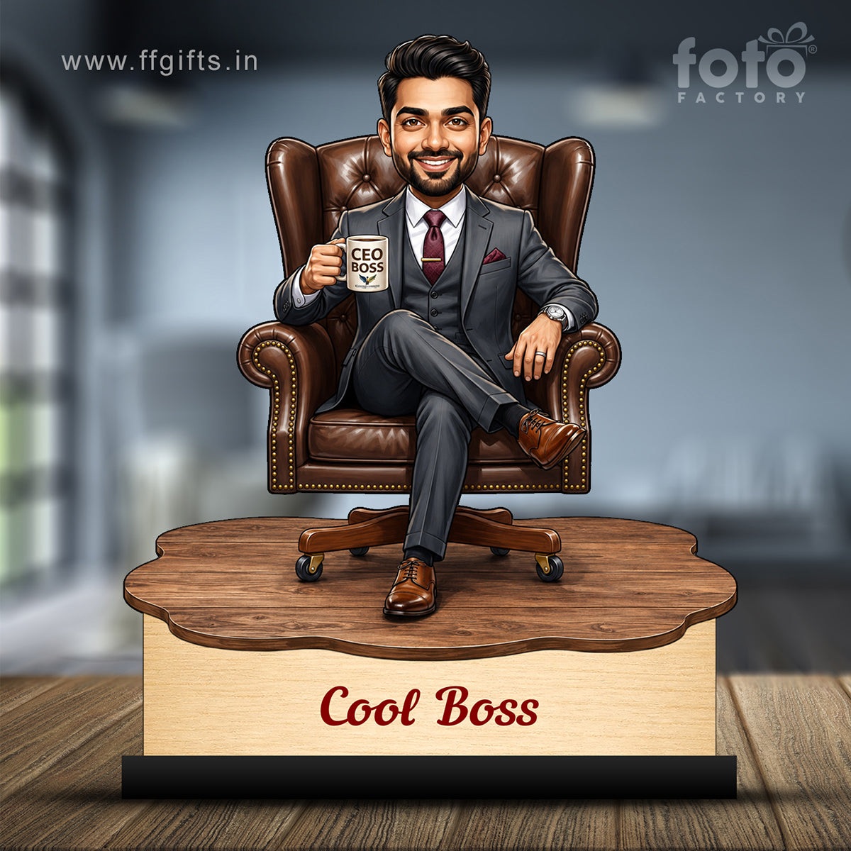 Personalized Cool Boss Caricature C840