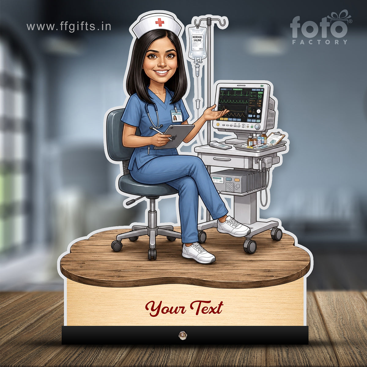 Medical Nurse Caricature C755