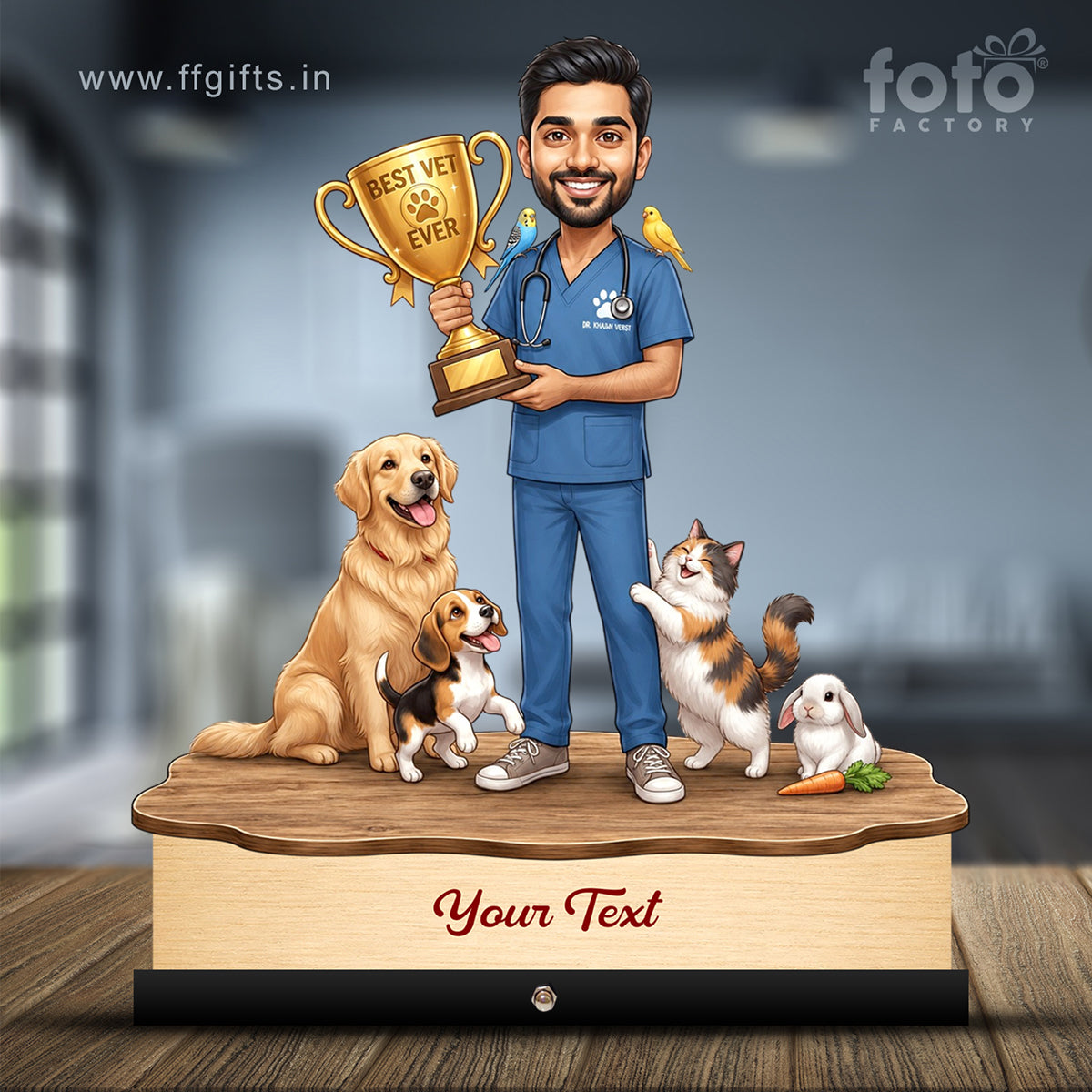 Veterinary Doctor Caricature C704