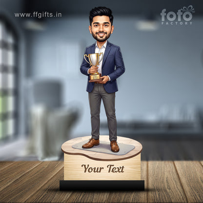 Personalized Work Anniversary Male Caricature C1113