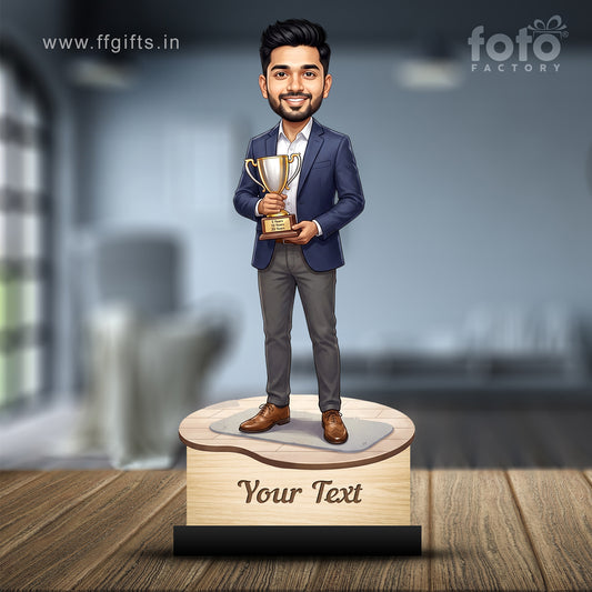 Personalized Work Anniversary Male Caricature C1113