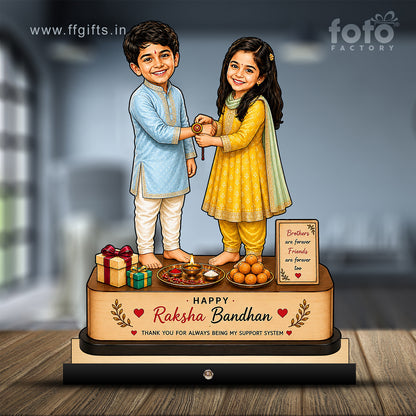 Raksha Bandhan Caricature C474