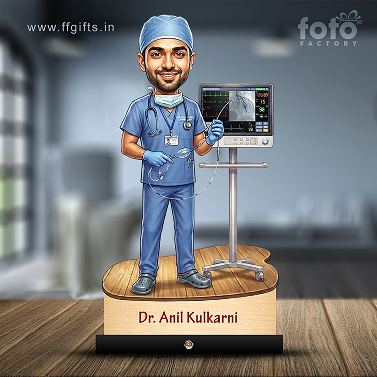 Cardiologist Doctor Caricature C495