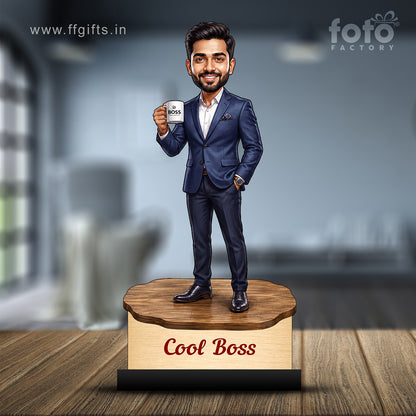 Personalized Cool Boss Caricature C819