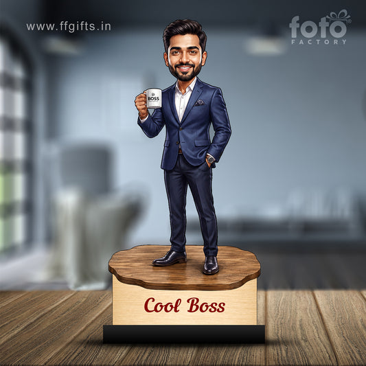 Personalized Cool Boss Caricature C819